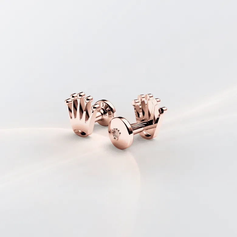A symbol to have on hand - Rolex ‘Crown’ cufflinks