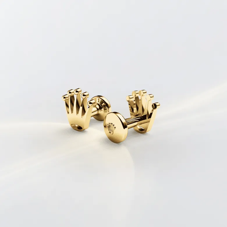 A symbol to have on hand - Rolex ‘Crown’ cufflinks