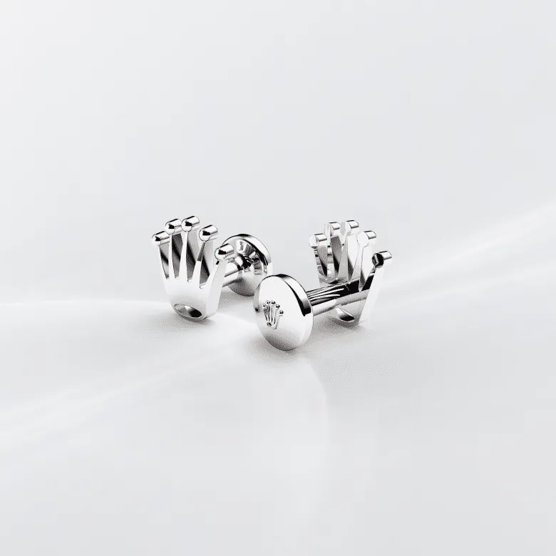 A symbol to have on hand - Rolex ‘Crown’ cufflinks