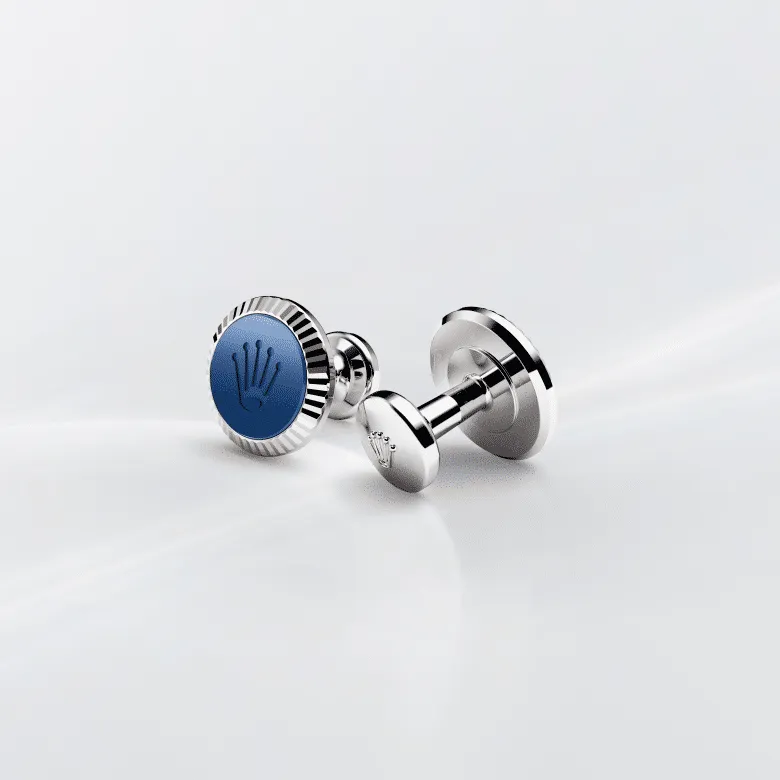 An iconic aesthetic - Rolex ‘Fluted’ cufflinks