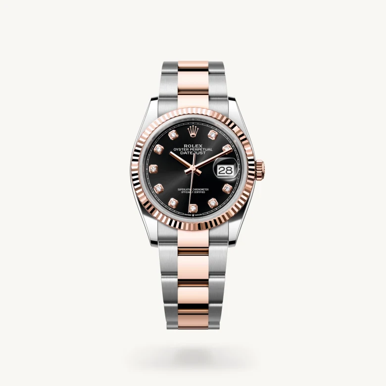 Rolex Datejust 36 in Everose Rolesor - combination of Oystersteel and Everose gold, M126231-0020 - Kirk Freeport