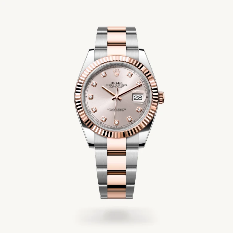 Rolex Datejust 41 in Everose Rolesor - combination of Oystersteel and Everose gold, M126331-0007 - Kirk Freeport