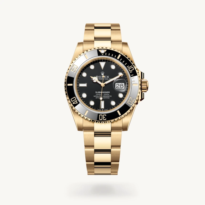 Rolex Submariner Date in 18 ct yellow gold, M126618LN-0002 - Kirk Freeport