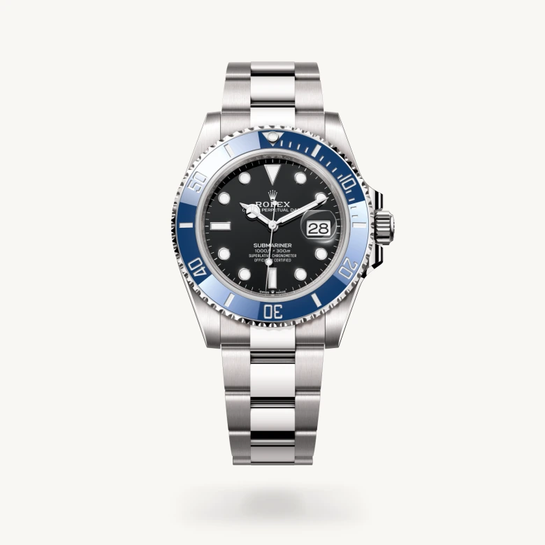 Rolex Submariner Date in 18 ct white gold, M126619LB-0003 - Kirk Freeport