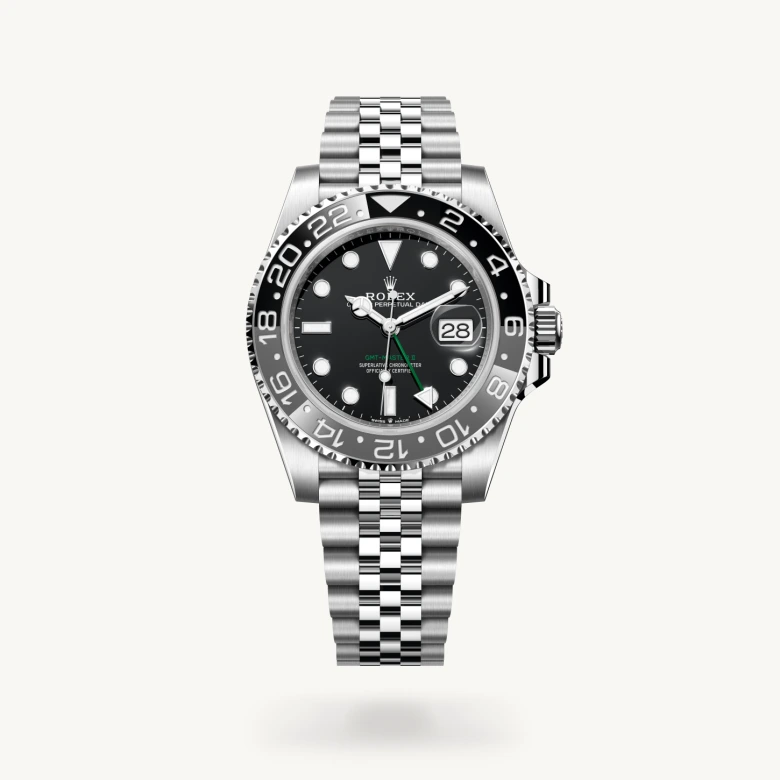 Rolex GMT-Master II in Oystersteel, M126710GRNR-0003 - Kirk Freeport