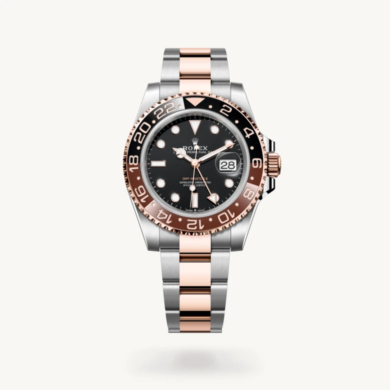 Rolex GMT-Master II in Everose Rolesor - combination of Oystersteel and Everose gold, M126711CHNR-0002 - Kirk Freeport
