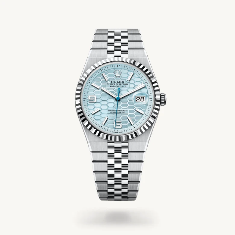 Rolex Land-Dweller 40 in Platinum, M127336-0001 - Kirk Freeport