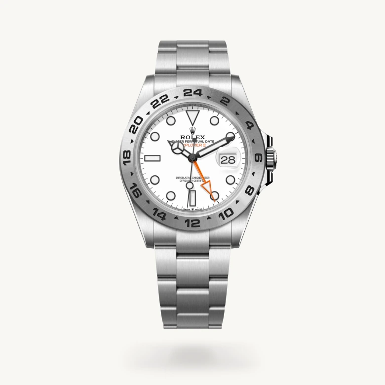 Rolex Explorer II in Oystersteel, M226570-0001 - Kirk Freeport