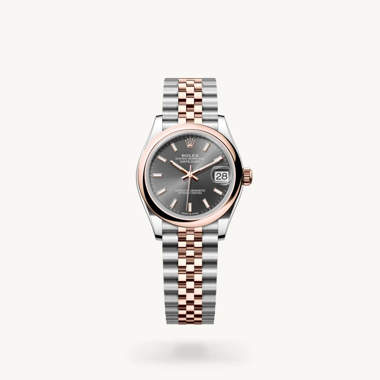 Rolex Datejust 31 in Everose Rolesor - combination of Oystersteel and Everose gold, M278241-0018 - Kirk Freeport