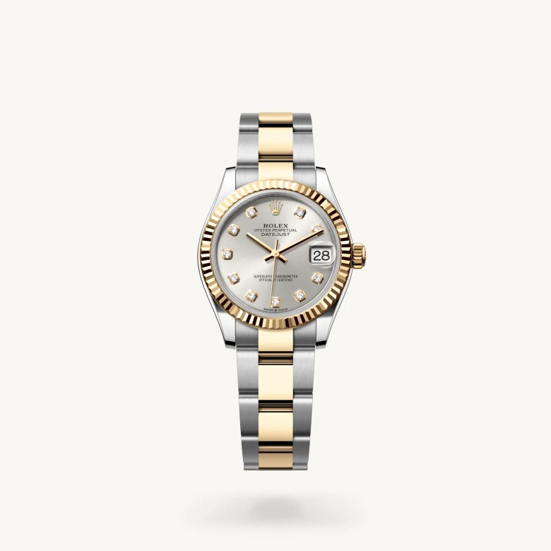 Rolex Datejust 31 in Yellow Rolesor - combination of Oystersteel and yellow gold, M278273-0019 - Kirk Freeport
