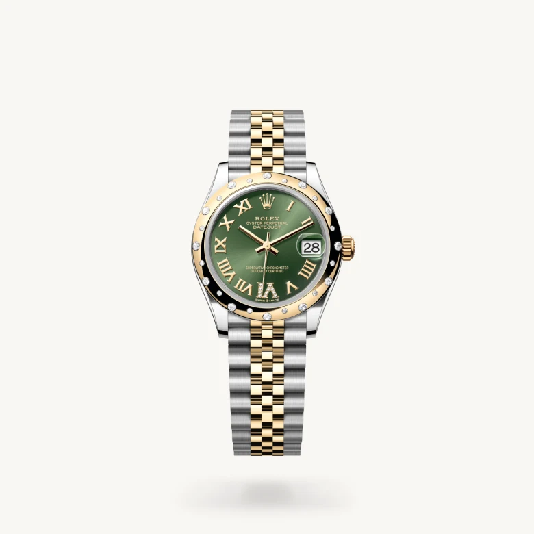 Rolex Datejust 31 in Yellow Rolesor - combination of Oystersteel and yellow gold, M278343RBR-0016 - Kirk Freeport