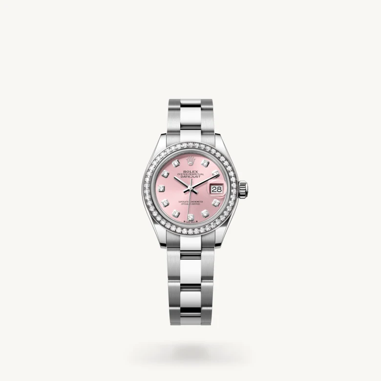 Rolex Lady-Datejust in White Rolesor - combination of Oystersteel and white gold, M279384RBR-0004 - Kirk Freeport