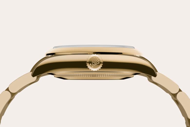 18 ct yellow gold - Rolex Oyster Perpetual 34 [M124208-0001]