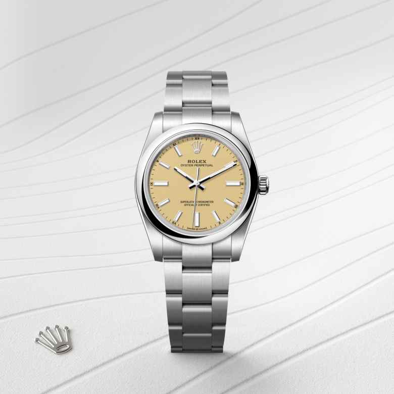 Rolex Oyster Perpetual 34 [M124200-0007] - Kirk Freeport