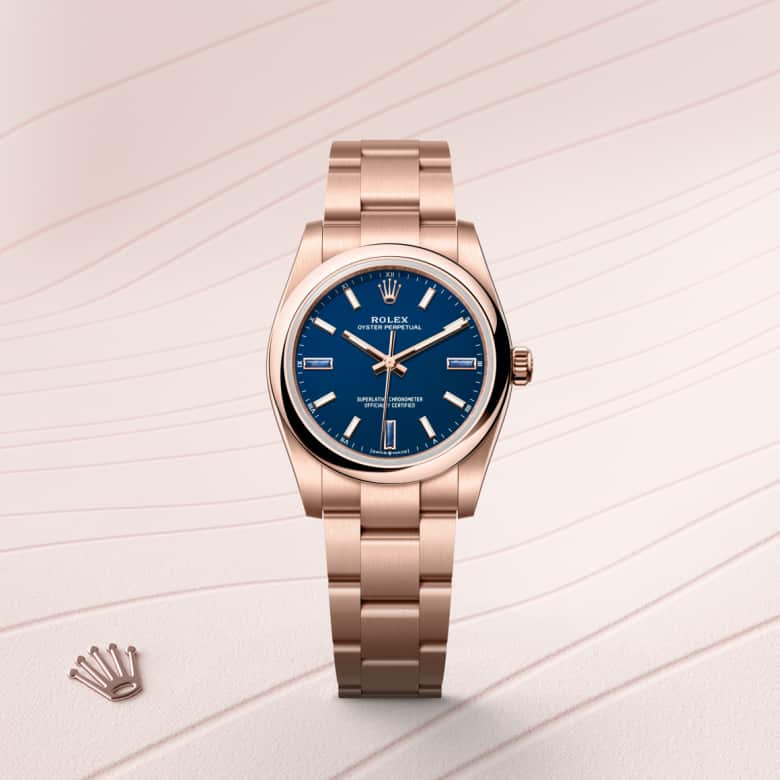 Rolex Oyster Perpetual 34 [M124205-0002] - Kirk Freeport