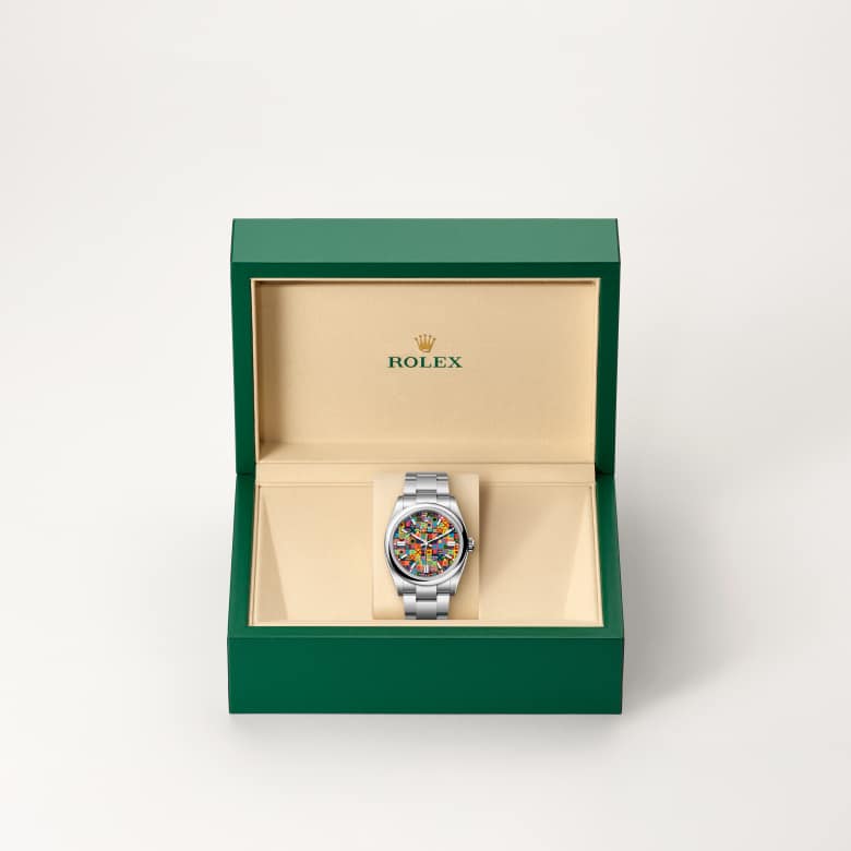 Rolex Oyster Perpetual 36 [M126000-0016] in beautiful green presentation box - Kirk Freeport