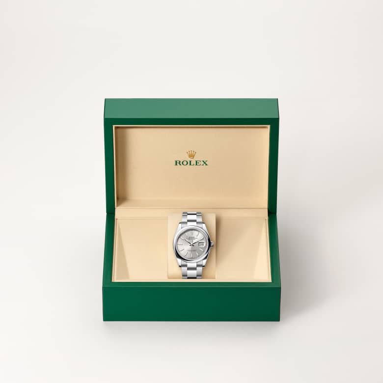 Rolex Datejust 36 [M126200-0002] in beautiful green presentation box - Kirk Freeport