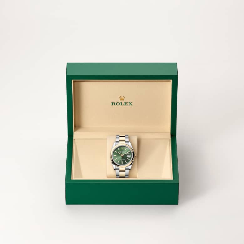Rolex Datejust 36 [M126203-0058] in beautiful green presentation box - Kirk Freeport