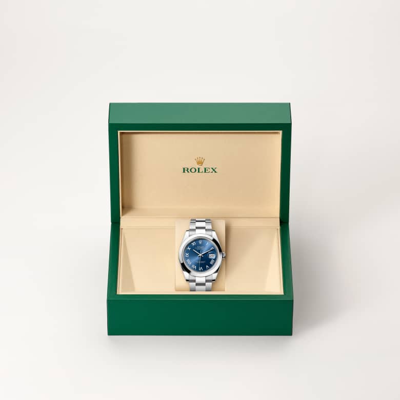 Rolex Datejust 41 [M126300-0029] in beautiful green presentation box - Kirk Freeport