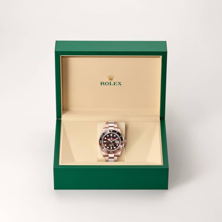 Rolex GMT-Master II [M126715CHNR-0002] in beautiful green presentation box - Kirk Freeport