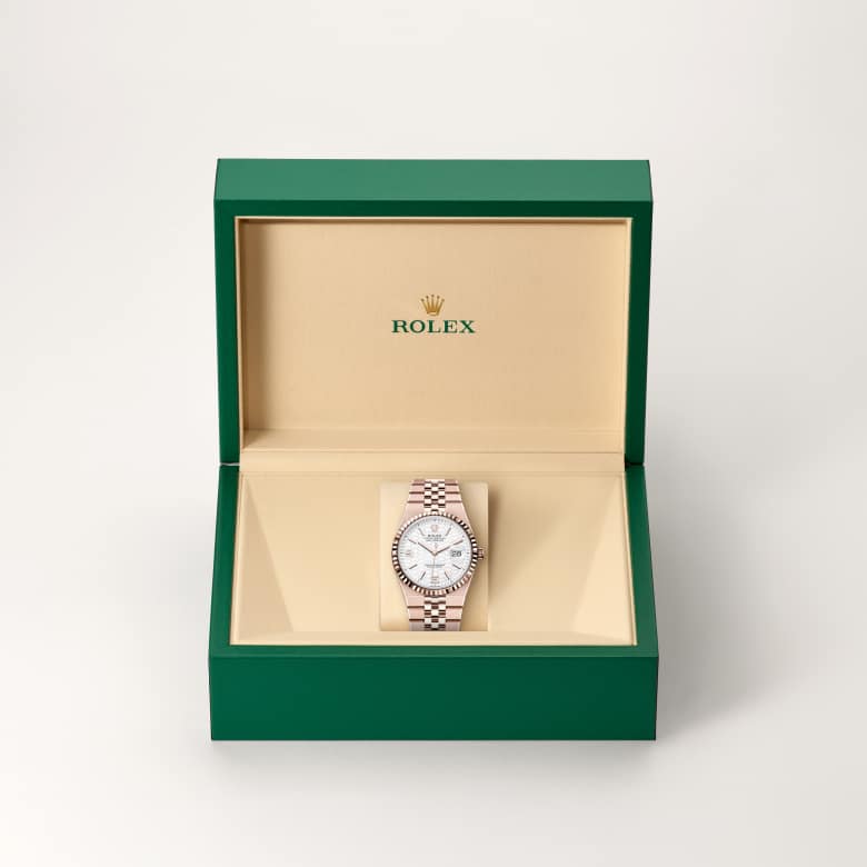 Rolex Land-Dweller 36 [M127235-0001] in beautiful green presentation box - Kirk Freeport