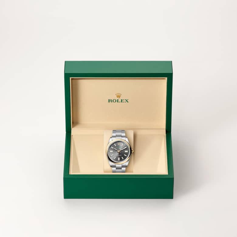 Rolex Oyster Perpetual 41 [M134303-0001] in beautiful green presentation box - Kirk Freeport