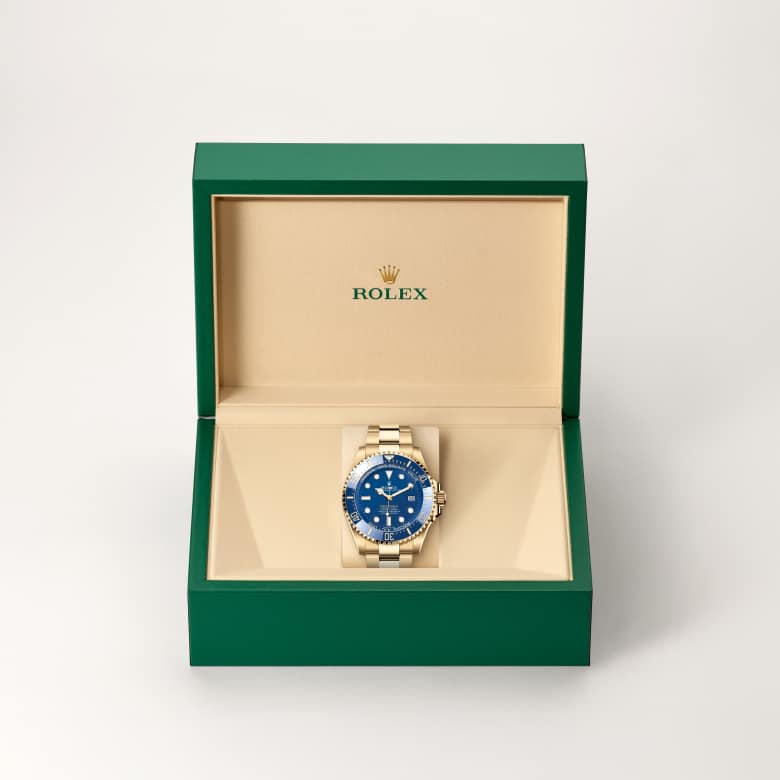 Rolex Rolex Deepsea [M136668LB-0001] in beautiful green presentation box - Kirk Freeport