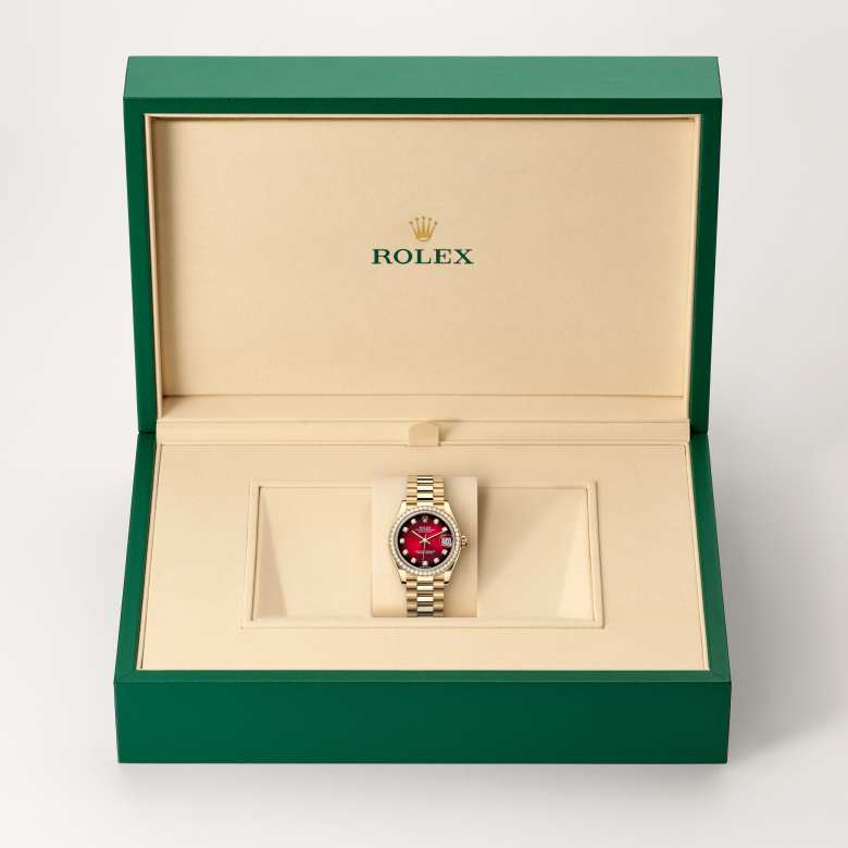 Rolex Datejust 31 [M278288RBR-0041] in beautiful green presentation box - Kirk Freeport