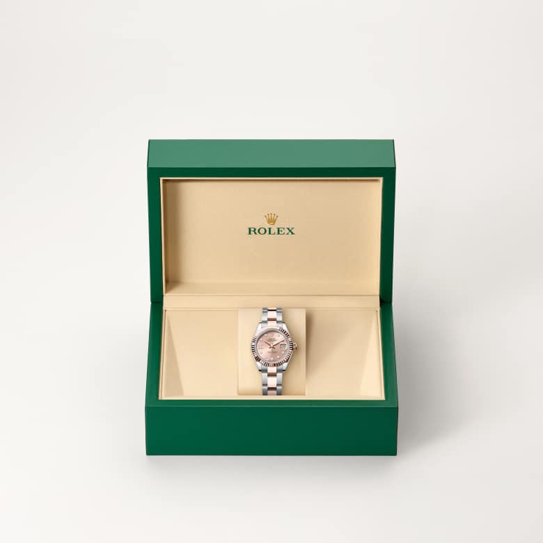 Rolex Lady-Datejust [M279171-0028] in beautiful green presentation box - Kirk Freeport