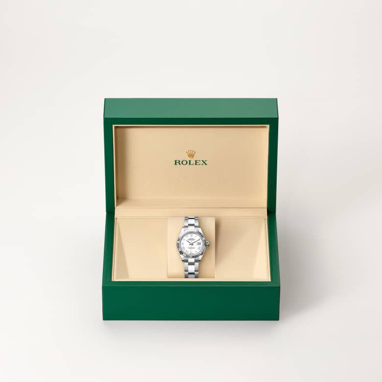 Rolex Lady-Datejust [M279174-0020] in beautiful green presentation box - Kirk Freeport