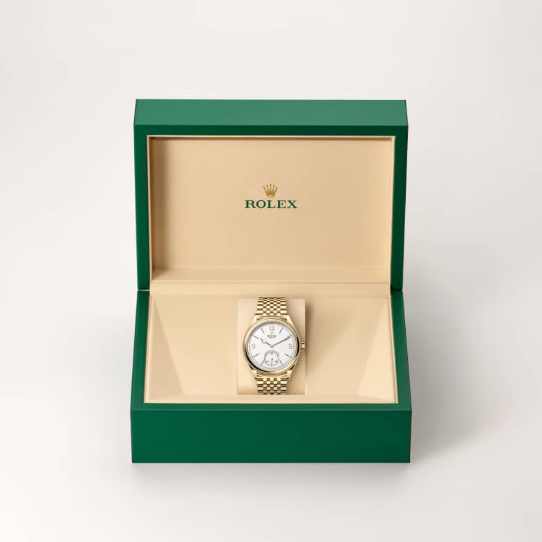 Rolex 1908 [M52508-0008] in beautiful green presentation box - Kirk Freeport