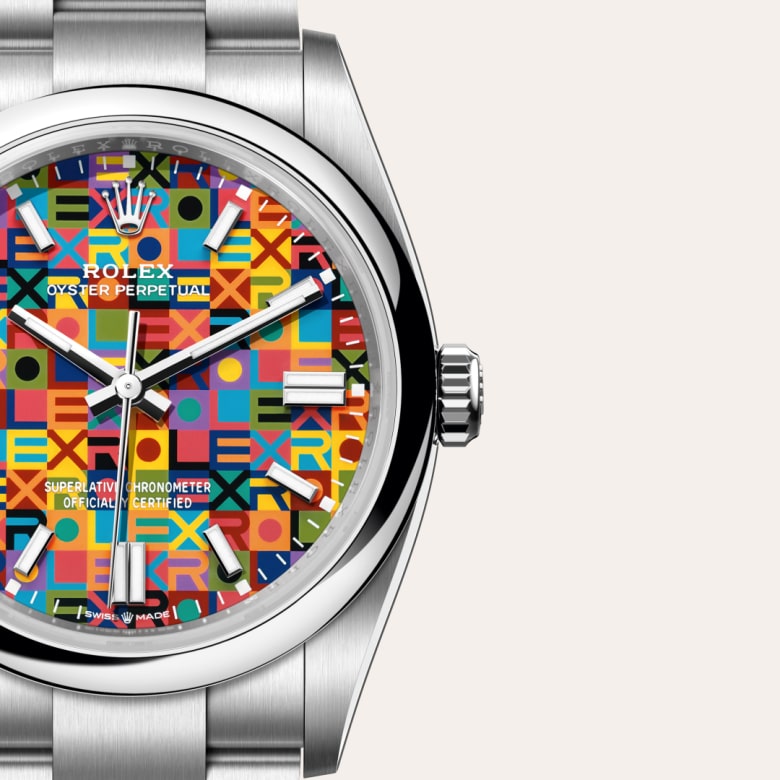 Rolex Oyster Perpetual 36 [M126000-0016] Multicoloured, Jubilee motif dial - Kirk Freeport
