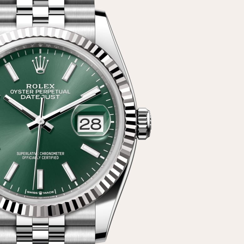 Rolex Datejust 36 [M126234-0051] Mint green dial - Kirk Freeport