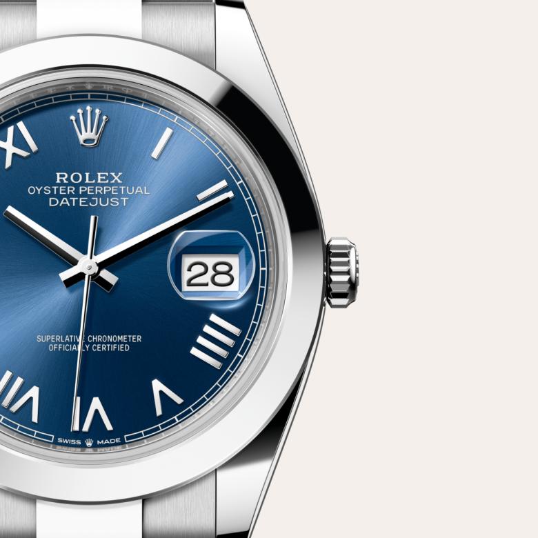 Rolex Datejust 41 [M126300-0029] Bright blue dial - Kirk Freeport