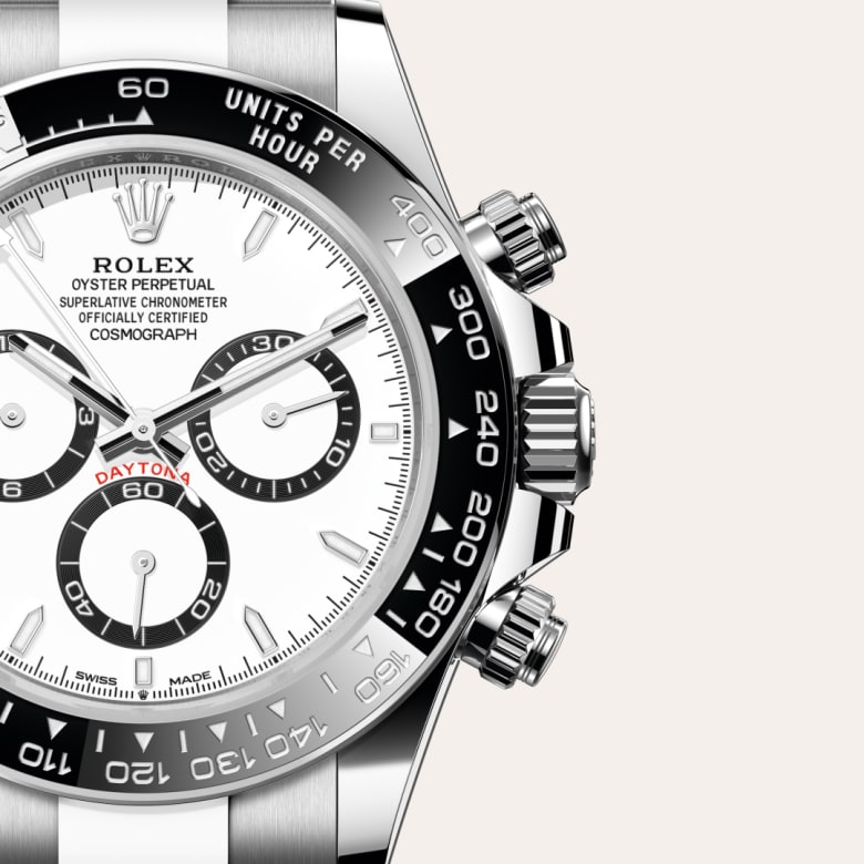 Rolex Cosmograph Daytona [M126500LN-0001] White, black counter rings dial - Kirk Freeport