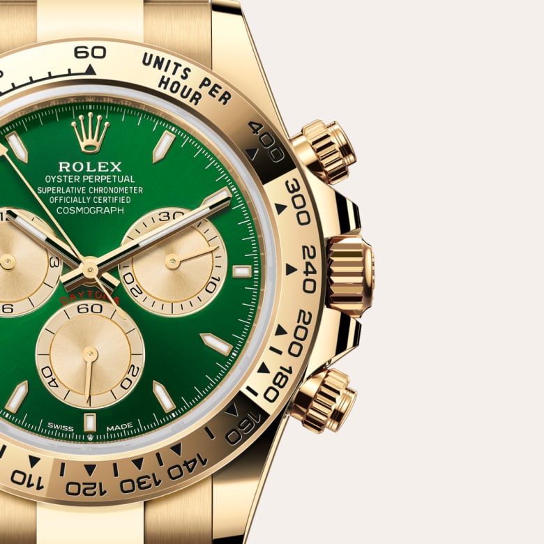 Rolex Cosmograph Daytona [M126508-0008] Bright green and golden dial - Kirk Freeport