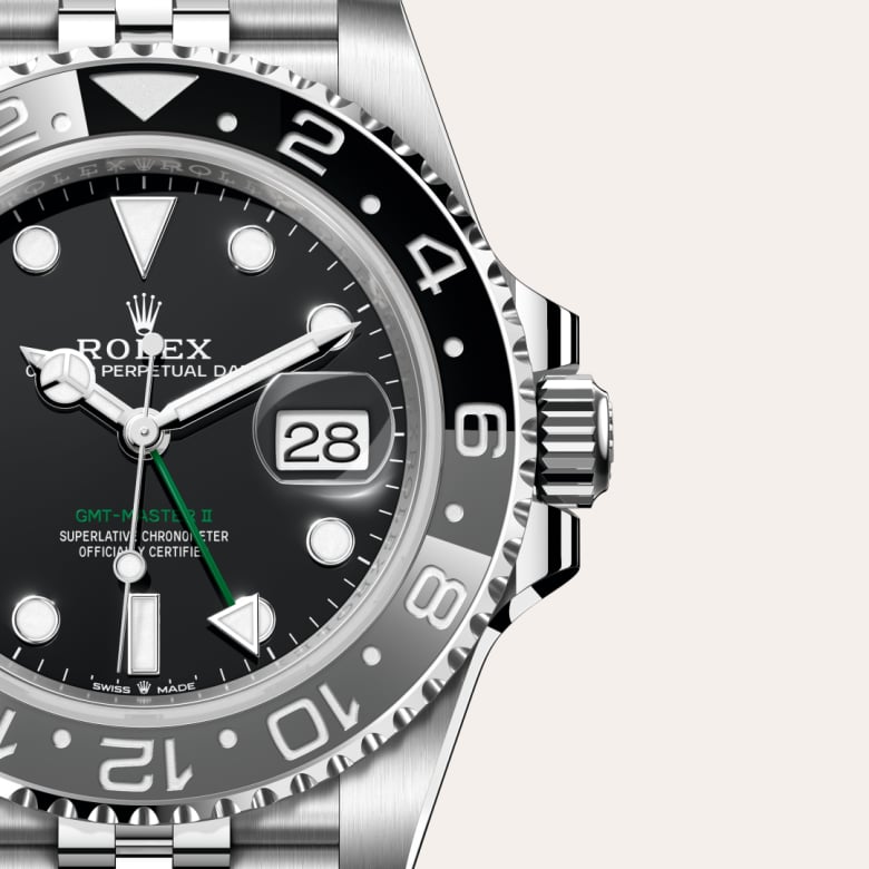 Rolex GMT-Master II [M126710GRNR-0003] Black dial - Kirk Freeport