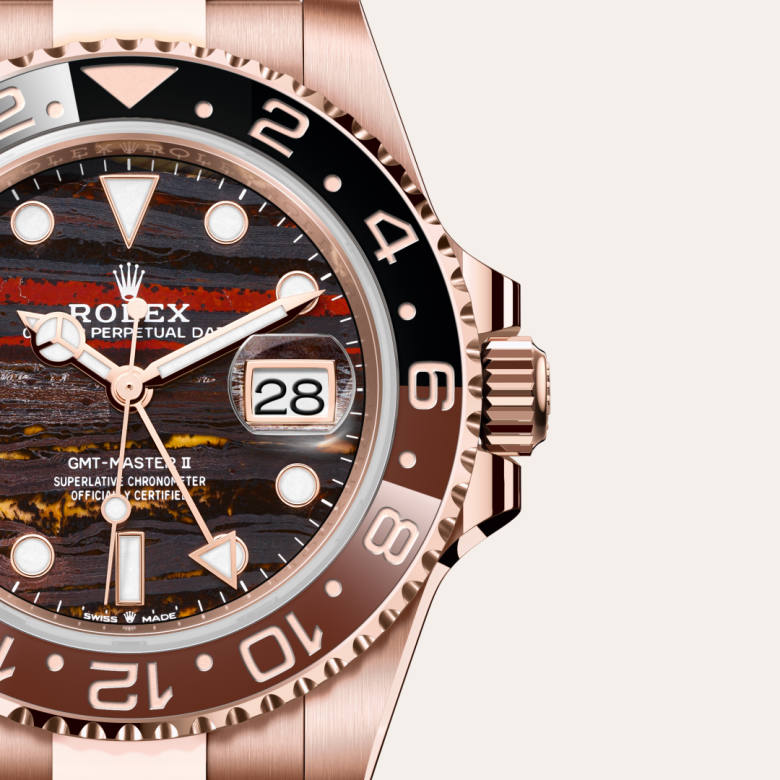 Rolex GMT-Master II [M126715CHNR-0002] Tiger iron dial - Kirk Freeport