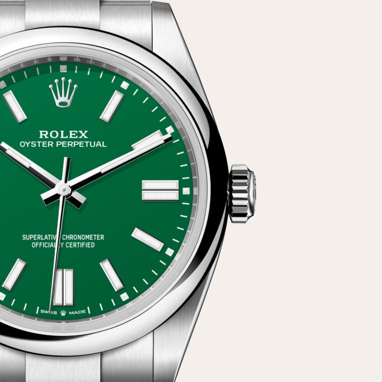 Rolex Oyster Perpetual 41 [M134300-0004] Green dial - Kirk Freeport