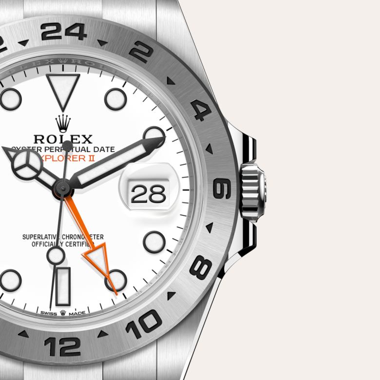Rolex Explorer II [M226570-0001] White dial - Kirk Freeport