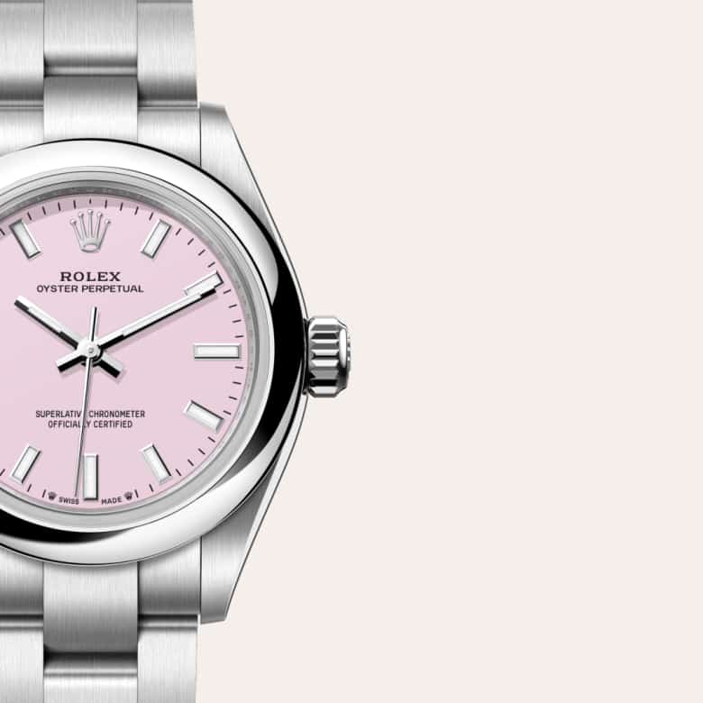Rolex Oyster Perpetual 28 [M276200-0009] Candy pink dial - Kirk Freeport