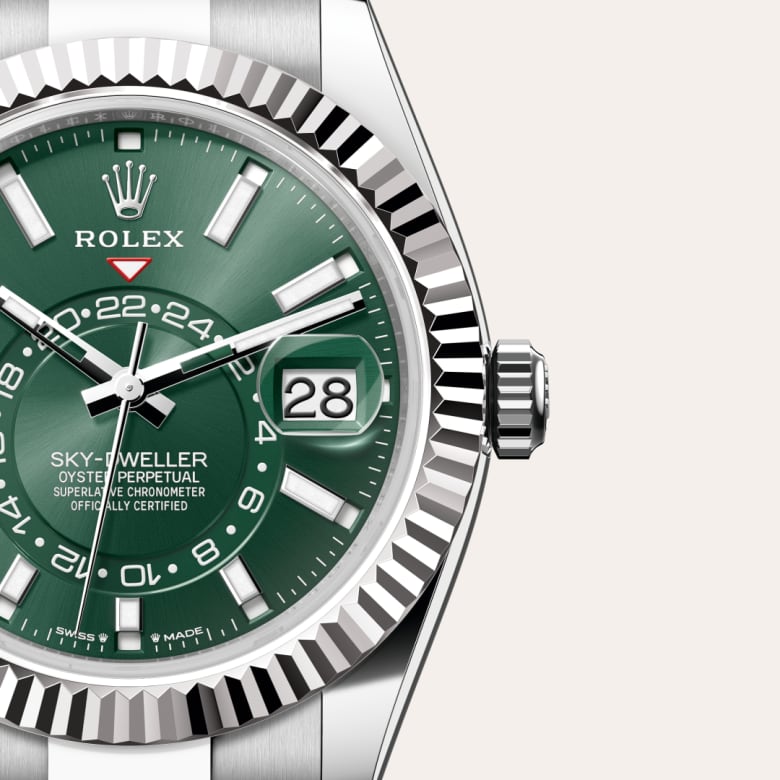 Rolex Sky-Dweller [M336934-0001] Mint green dial - Kirk Freeport