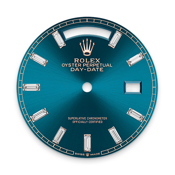 Blue-green dial - Rolex Day-Date 36 [M128395TBR-0032]