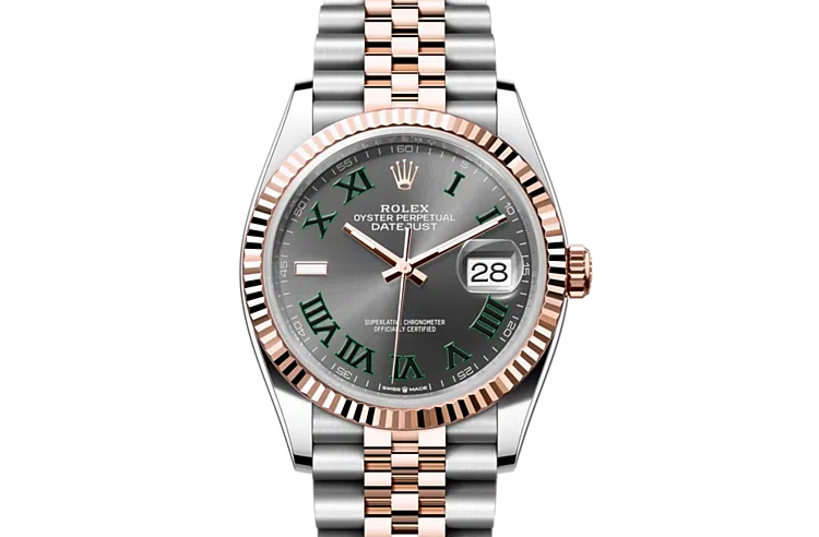 Rolex Datejust Oyster, 36 mm, Oystersteel and Everose gold, M126231-0029