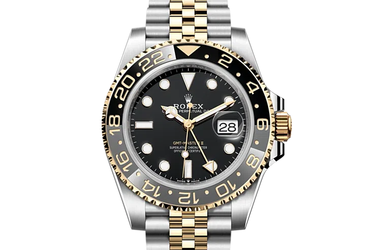 Rolex GMT-Master II Oyster, 40 mm, Oystersteel and yellow gold, M126713GRNR-0001
