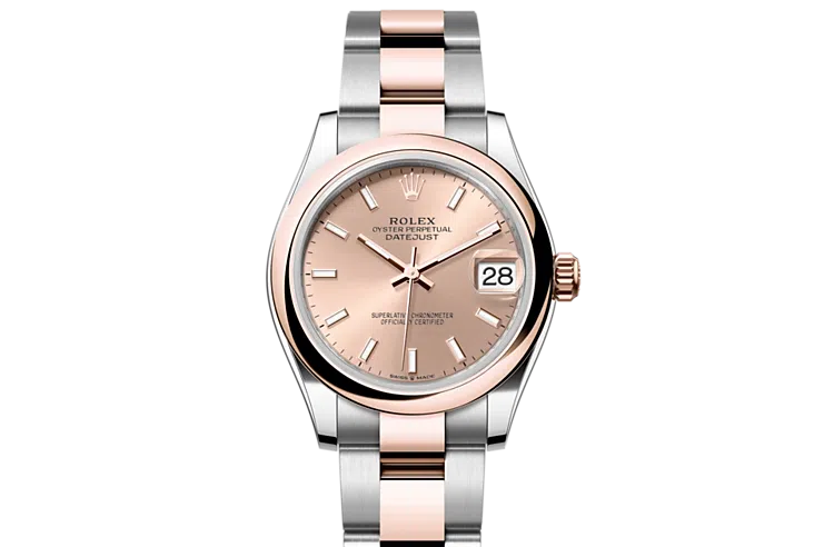 Rolex Datejust Oyster, 31 mm, Oystersteel and Everose gold, M278241-0009