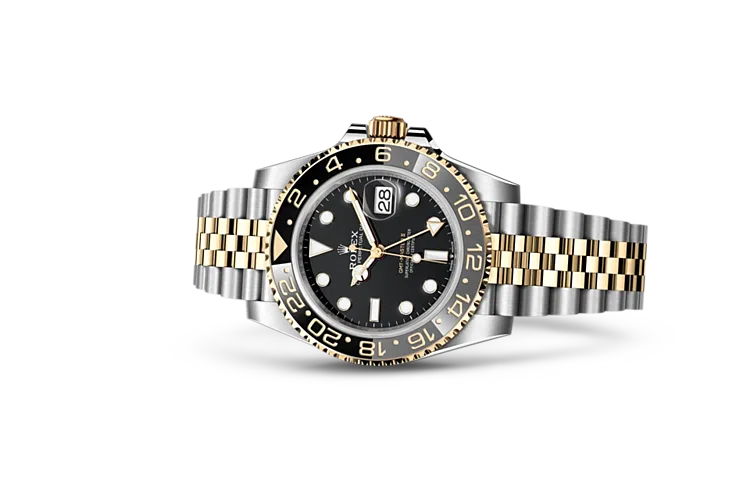 Rolex GMT-Master II Oyster, 40 mm, Oystersteel and yellow gold, M126713GRNR-0001
