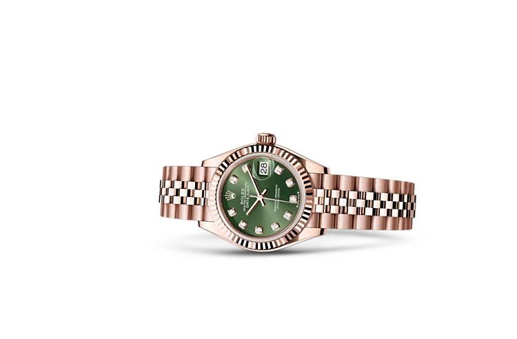Rolex Lady-Datejust Oyster, 28 mm, Everose gold, M279175-0013