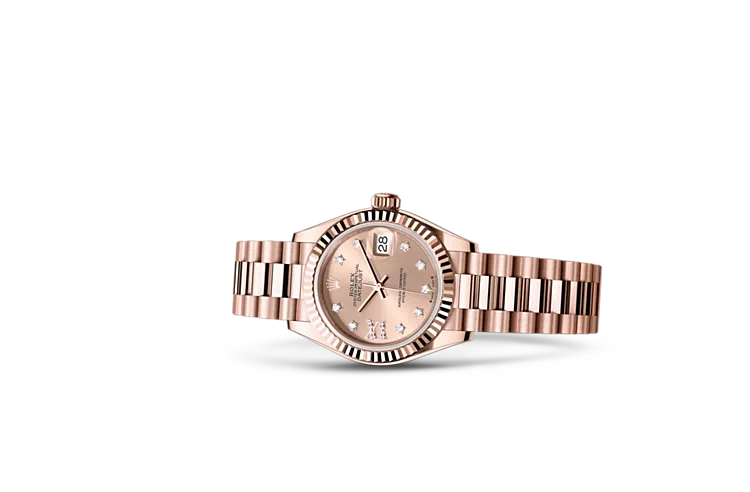 Rolex Lady-Datejust Oyster, 28 mm, Everose gold, M279175-0029