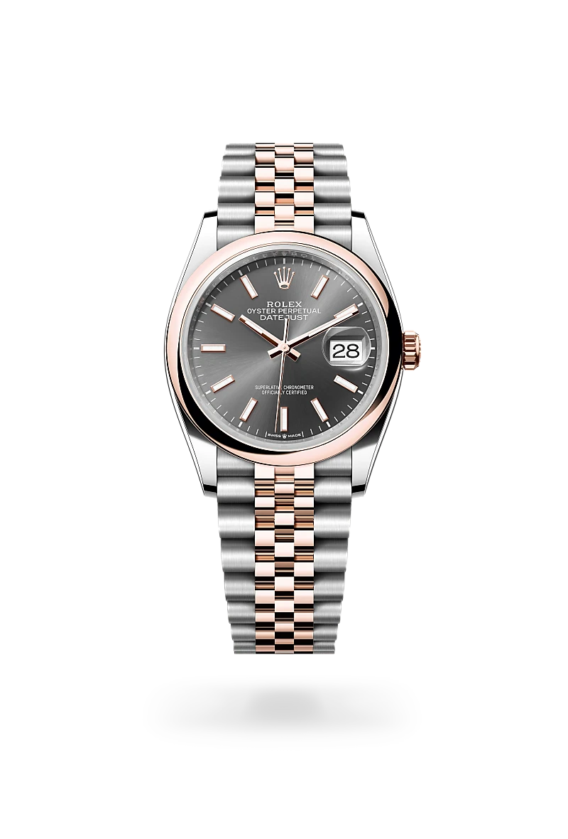 Rolex Datejust 36 in Everose Rolesor - combination of Oystersteel and Everose gold, M126201-0013 - Kirk Freeport